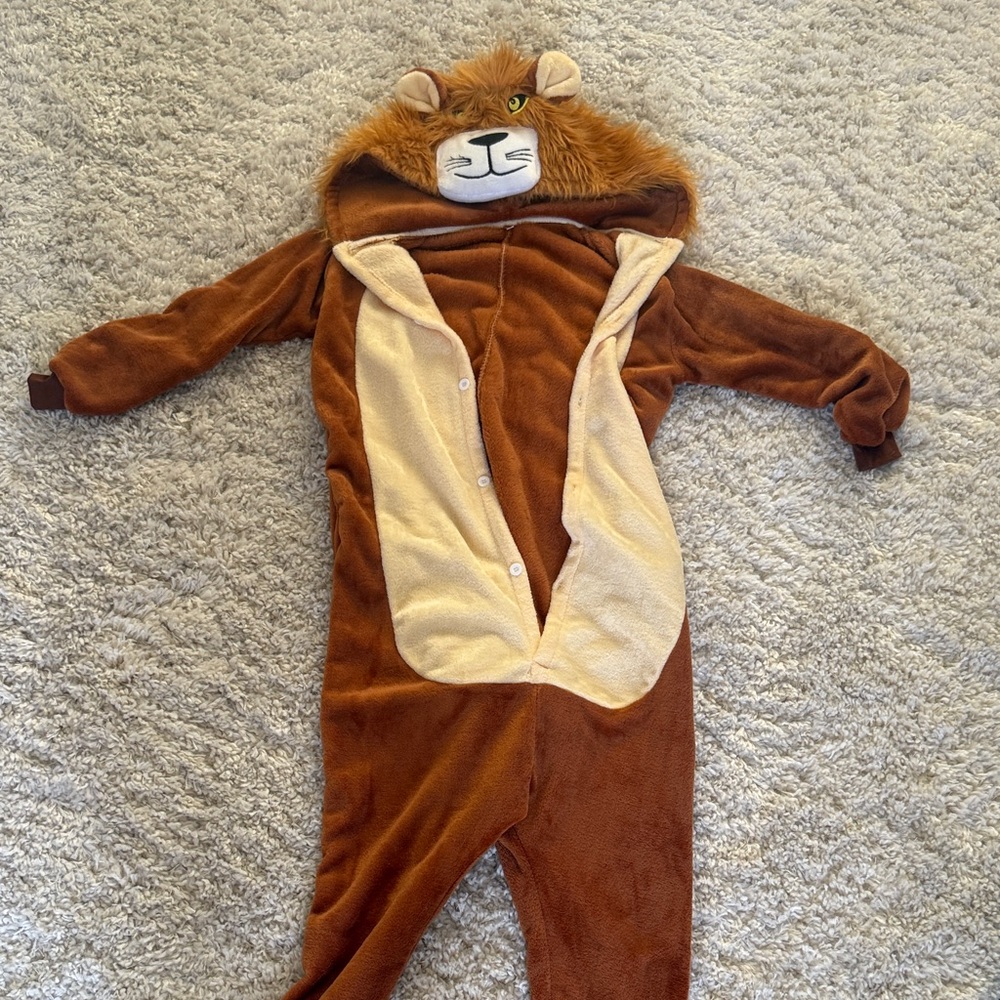 Lion Costume Onesie for Adult HALLOWEEN COSTUME